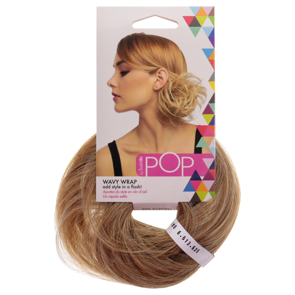 Pop Wavy Wrap - R25 Ginger Blonde by Hairdo for Women 1 Pc Hair Wrap